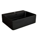 LAVABO BOLZARO MONOM NEGRO BB 520*420*150