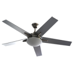 VENTILADOR DE TECHO WALTON  127V  80W LUZ BASE E26