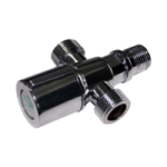 LLAVE ANGULAR 2 VIAS P/LAVABO ABS CROMADA AV-1812