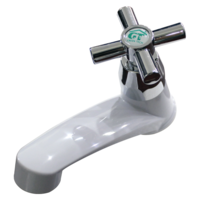 LLAVE LAVABO MON ABS  MAN CRUZ COMB CROMADA BCA BF-P1101