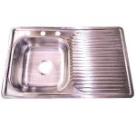 FREGAD AC INOX 1 TARJA 1 ESC DER 78X48