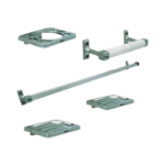 JUEGO DE ACCESORIOS 5 PZAS DOBLE JABONERA CR DICA