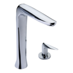 MONOM.HELVEX ALTO P/LAV.NAUTILIA PUSH CROMO