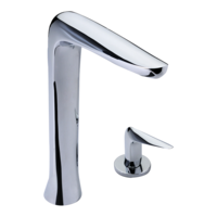 MONOM.HELVEX ALTO P/LAV.NAUTILIA PUSH CROMO