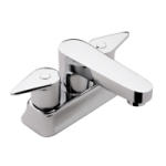 MEZCLADORA LAVABO 4  DECO CROMO