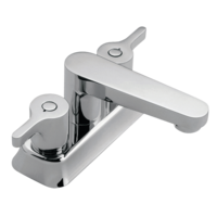 MEZCLADORA LAVABO 4  INTEGRA CROMO