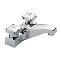 MEZCLADORA INTEGRAL 4 SIN DESAGUE CROMO