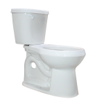 TAZA Y TANQUE REDONDO BLANCO UNICO