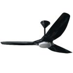VENTILADOR DE TECHO NEGRO ASPAS ABS  BOLTON