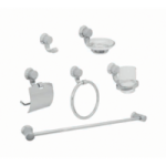 JUEGO ACCESORIOS CROMO 6 PZAS. 1400