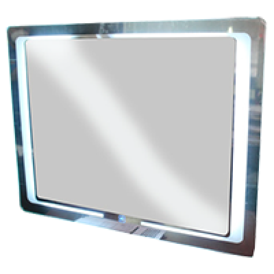 ESPEJO CON LUZ LED 80X60CM RECTAGULAR